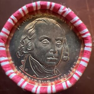 JAMES MADISON - 2007 SERIES PRESIDENTIAL $1 COINS IN ROLL ☆