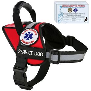 Service Dog Harness Vest Reflective - K9 Patches - Waterproof ALL ACCESS CANINE™