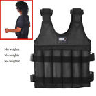 110lbs Exercise Weight Vest Weighted Adjustable Fitness Training Without Weights
