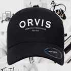 Orvis Fly Reel Fishing Black Hat Baseball Cap Size S/M & L/XL