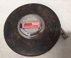 Vintage Lufkin Rule Company White Tape Measure 100 ft HW226 USA
