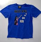 Vintage Billy Joel Shirt The Bridge Tour 1986 1987 concert band blue 80s