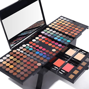 Professional Makeup Kit for Women Full W Mirror All in One 180 Color Eyeshadow