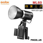 Godox ML60 60W Portable LED Light Photography Lighting Silent Mode Dimmable