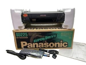 Panasonic NV-SD225 Multisystem VHS Video Recorder Super Drive NTSC NEW