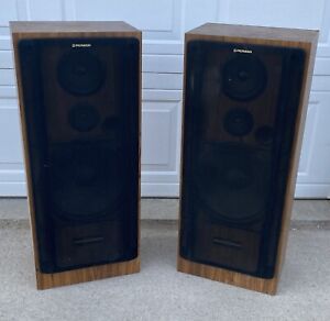 Pioneer CS-M551 3-Way Floor Speaker Pair With Grills 150w 8ohm Made In USA Works