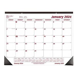 2024 Monthly Desk Pad Calendar, 12 Months, January to December, 22