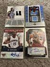 Basketball Card Lot of 62 Auto Jersey Relic #d Inserts Prizms Rookies