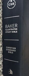 CSB Baker Illustrated Study Bible Blue Leathertouch Diamond Cover OUT OF PRINT!