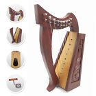 9 Strings Baby Celtic Harp Solid Rosewood Free Bag Strings & Tuning Key