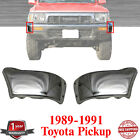 Front Bumper End Caps Chrome For 1989-1991 Toyota Pickup 4WD (For: 1990 Toyota Pickup)