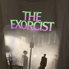 New The Exorcist Poster 1973 Horror Movie Mens Vintage T-Shirt Large Halloween