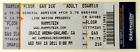 2011 RAMMSTEIN Oracle Arena OAKLAND California concert FULL unused ticket
