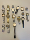 Large Lot of Vintage Watches. Mostly Electric.