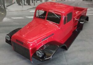 1946 Dodge Power Wagon Custom Painted RC Crawler Body (WB 12.3