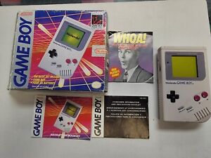 Original Nintendo Game Boy Gameboy Console With Original Box CIB TESTED