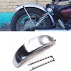 Motorcycle Modified Steel Plate Rear Fender For Yamaha XV250 Virago Silver