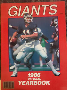 New Listing1986 New York Giants Yearbook, Super Bowl XXI Programs, more