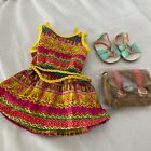 American Girl Doll Lea’s Meet Outfit with Bag Set Outfit Retired