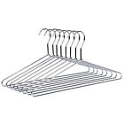 Heavy Duty Metal Shirt Coat Hangers 10 Pack Stainless Steel Clothes Hanger wi