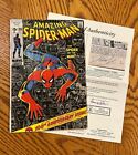 The Amazing Spiderman #100 1971 - signed by Stan Lee in 1981 w/ JSA COA Letter