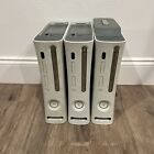 New ListingLot Of 3 Broken Microsoft Xbox 360 White Consoles Only - For Parts Repair