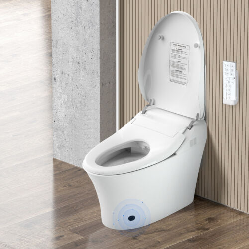 E-Macht One-Piece Smart Toilet Foot Sensor Auto Flush Side Knob Warm Air Drying