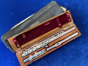 Pre Owned MIYAZAWA FLUTE - 202RE Nr. 87357 w/STERLING HEAD, E MECH - EXCELLENT