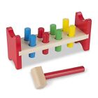 Melissa & Doug Deluxe Wooden Pound-A-Peg Toy With Hammer - FSC Certified