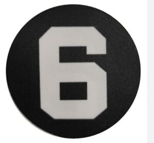 Bill Russell Memorial Jersey Patch Black Number #6 NBA