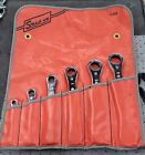 NOS Vintage Snap-On Tools 12-Point SAE 0° Offset Ratcheting Box Wrench Set