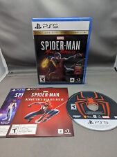 Spiderman Miles Morales Ultimate Launch Edition - cib - PS5 Codes Probably Used