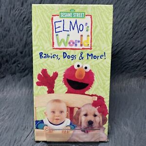 123 Sesame Street Elmo’s World Babies Dogs And More VHS 2000 Cartoon New SEALED
