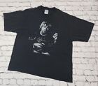 Vintage RARE Y2K Kurt Cobain Signature T-Shirt Guitar Portrait Nirvana Sz XL