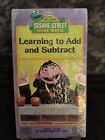 My Sesame Street Learning To Add And Subtract Vhs New in Box
