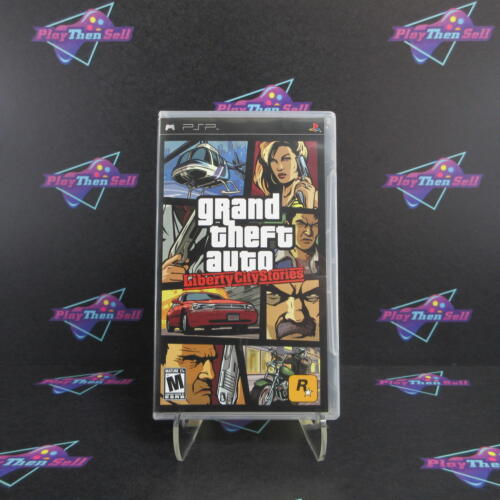Grand Theft Auto Liberty City Stories Sony PSP + Map - Complete CIB