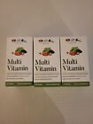 Lot Of 3 GSL Multi Vitamin Dietary Supplement, 180 Tablets Total, Exp 07/26, New