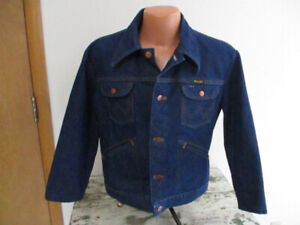 Vintage Wrangler Altered Jacket Size 44 74126 No Fault Denim Made in the USA