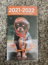 2021-2022 pocket planner Dog/puppy- 48 Pages- 3.3x 6inch. - New