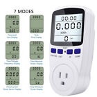 Electricity Usage Power Watt Voltage Meter Overload Protection for Energy Saving
