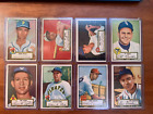 1952 Topps Baseball (8) Card Lot! GD to VG