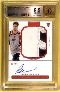 New Listing2020-21 National Treasures Rookie Patch Auto RPA /99 Deni Avdija BGS 8.5 GS2