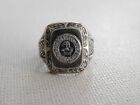 Sterling Silver Quincy College Class Ring Sz 6