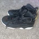 Nike Boys Air Jordan 6 323432-063 Black Basketball Shoes Sneakers Size 1Y