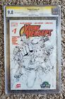 YOUNG AVENGERS #1 WIZARD WORLD LA SKETCH VARIANT - SS CGC 9.8