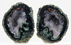 SLICED GEODE Specimen Crystal Cluster Great Wire Wrapping Jewelry TABASCO MEXICO