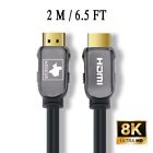 Noceur Gaming 8K HDMI 2.1 Cable - Gold Plated - 60Hz 8K/ 120Hz 4K (2M / 6.5FT)