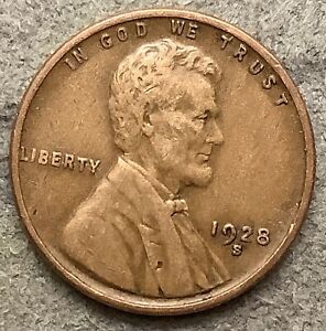 1928-S  * Lincoln Wheat Cent - Higher Grade ~ X899