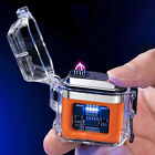 Electric Lighter Waterproof Windproof Double Arc Plasma Lighter USB Rechargeable