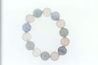 Rose Quartz / Blue Chalcedony Stretch Bracelet (190.00 cts)